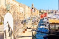 Fort Saint Angelo Gates in Citta Vittoriosa, Birgu, Malta Royalty Free Stock Photo