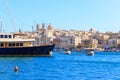 Fort Saint Angelo Gates in Citta Vittoriosa, Birgu, Malta Royalty Free Stock Photo