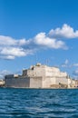 Fort Saint Angelo in Vittoriosa (Birgu), Malta, as seen from the Royalty Free Stock Photo