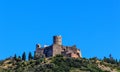 The Fort Saint- Elme, historical castle between Collioure and Port Vendres, Southern France Royalty Free Stock Photo