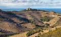 Fort Saint Elme, Pyrenees Orientales, Roussillon, France Royalty Free Stock Photo