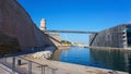 Fort Saint-Jean is a fortification in Marseille, built in at the entrance to the Old Port. Royalty Free Stock Photo