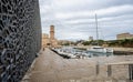 Fort Saint-Jean and marina in Marseille, France Royalty Free Stock Photo