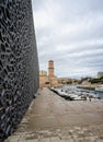 Fort Saint-Jean and marina in Marseille, France Royalty Free Stock Photo