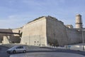 The Fort Saint Jean Old Landmark from the Port of Marseille France Royalty Free Stock Photo