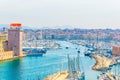 Fort Saint Jean and port Vieux at Marseille, France Royalty Free Stock Photo