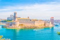 Fort Saint Jean and port Vieux at Marseille, France Royalty Free Stock Photo