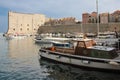 Fort of saint John and old port. Dubrovnik. Croatia Royalty Free Stock Photo