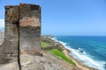 Fort San Cristobal Overlooking Beach Royalty Free Stock Photo