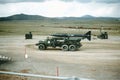 Fort Sill, Oklahoma Artillery range 1965. Douglas Honest John rocket