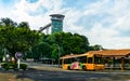 Fort Siloso Skywalk at Sentosa Siloso Beach, Singapore.