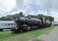 Fort Smith, Arkansas train on display at Trolley Museum