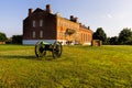 Fort Smith National Historic Site with Canon Royalty Free Stock Photo