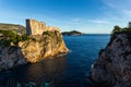 Fort of St. Lawrence Fort Lovrjenac in Dubrovnik, Croatia Royalty Free Stock Photo