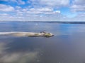 Fort Sumter Aerial View Royalty Free Stock Photo