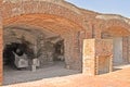 Fort Sumter: Gun Casements Royalty Free Stock Photo