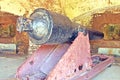 Fort Sumter: Parrott Cannon Royalty Free Stock Photo