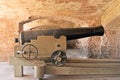 Fort Sumter: Rodman Cannon Royalty Free Stock Photo