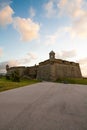 Fort at sunset