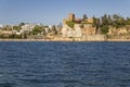 Fort of SÃÂ£o JoÃÂ£o do Arade view from the river, a medieval fortification situated at Ferragudo village, in Algarve. Portugal. Royalty Free Stock Photo