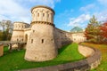 Fort Thuengen and Museum for Modern Art -MUDAM- on Kirchberg plateau in Luxembourg City Royalty Free Stock Photo