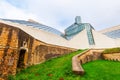 Fort Thuengen and Museum for Modern Art -MUDAM- on Kirchberg plateau in Luxembourg City Royalty Free Stock Photo