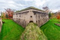 Fort Thuengen and Museum for Modern Art -MUDAM- on Kirchberg plateau in Luxembourg City Royalty Free Stock Photo