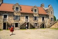 Fort Ticonderoga, fort headquarters, stone walls and cannons