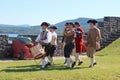 Fort Ticonderoga Reenactors Royalty Free Stock Photo