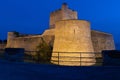 Fort Vauban of Fouras in blue hour in Charente France Royalty Free Stock Photo