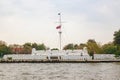 Fort of Vichai Prasit on The Chao Phraya River, Bangkok Royalty Free Stock Photo