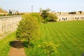 Fort Warren Parade Grounds Royalty Free Stock Photo