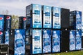 Fort Wayne - Circa April 2017: Pepsi and PepsiCo Vending Machines Awaiting Repair III