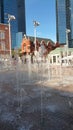 Fort Worth dancing waters fountain