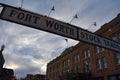 Stock yards of Fort Worth Texas Royalty Free Stock Photo