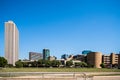 Fort worth texas city skyline and downtown Royalty Free Stock Photo