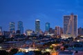 Fort Worth Texas at night Royalty Free Stock Photo