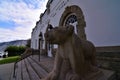 Fort Yellowstone Wyoming Historic Post Office Bear Sculpture