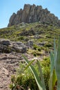 Fortaleza de Chipude, mountain on La Gomera Island Royalty Free Stock Photo