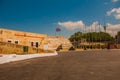 Fortaleza de San Carlos de La Cabana, Fort of Saint Charles entrance. Havana. Old fortress in Cuba