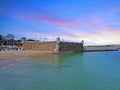 Forte da Bandeira in Lagos in Portugal at sunset