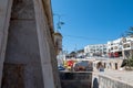 Forte da Ponta da Bandeira in the tourist city of Lagos in the Algarve, Portugal in the summer of 2022