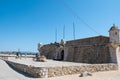 Forte da Ponta da Bandeira in the tourist city of Lagos in the Algarve, Portugal in the summer of 2022