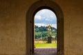 Forte di Belvedere arch beautiful view Florence Tuscany Italy