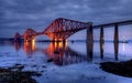 The Forth Bridge, Edinburgh, Scotland Royalty Free Stock Photo