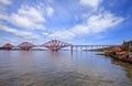 Forth Bridge in Scotland Royalty Free Stock Photo