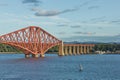 The Forth Rail Bridge, Scotland, connecting South Queensferry Edinburgh with North Queensferry Fife