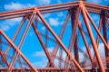 Forth Railway Bridge in Edinburgh, Scotland