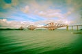 Forth railway bridge near Edinburgh,