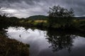 Forth river in Aberfoyle, Loch Lomond and The Trossachs National Park, Scotland Royalty Free Stock Photo